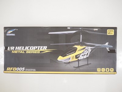 Lot 152 - A modern radio controlled helicopter toy,...