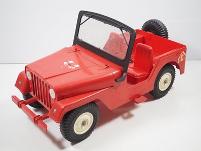 Lot 173 - A MARX Toys JOHNNY WEST Ranch Jeep and horse...
