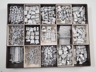 Lot 180 - A large quantity of N gauge whitemetal...