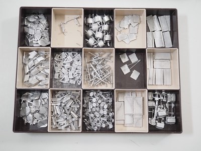 Lot 180 - A large quantity of N gauge whitemetal...