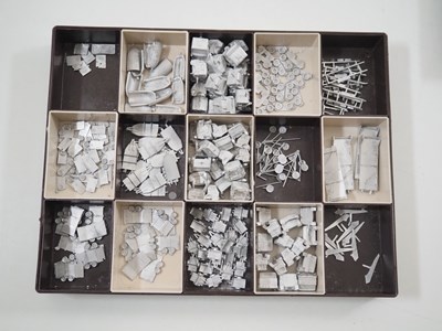 Lot 180 - A large quantity of N gauge whitemetal...