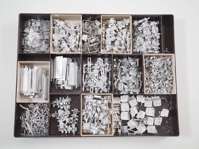 Lot 180 - A large quantity of N gauge whitemetal...