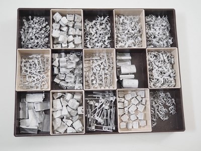 Lot 180 - A large quantity of N gauge whitemetal...