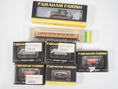 Lot 187 - A group of GRAHAM FARISH and MINITRIX N gauge...