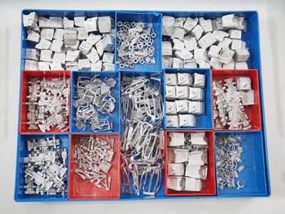 Lot 189 - A large quantity of N gauge whitemetal...