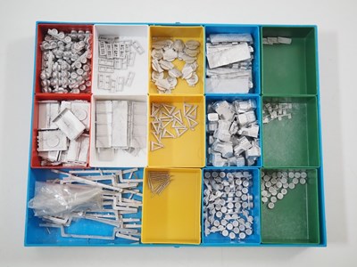 Lot 189 - A large quantity of N gauge whitemetal...