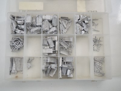 Lot 198 - A large quantity of N gauge whitemetal...