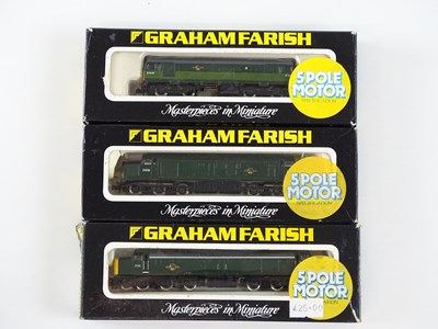 Lot 24 - A group of N Gauge diesel locomotives by...