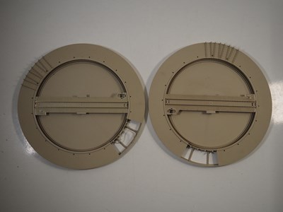 Lot 233 - A group of JOUEF HO gauge turntables together...