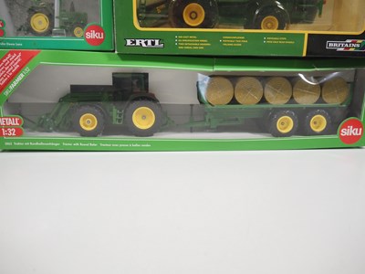 Lot 37 - A group of 1:32 scale diecast tractors/farming...