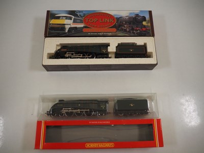 Lot 396 - A pair of HORNBY OO gauge class A4 steam...