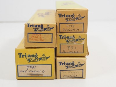 Lot 48 - A group of vintage TRI-ANG MINIC warships and...