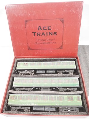Lot 518 - An ACE TRAINS O gauge 3-rail 3-car electric...