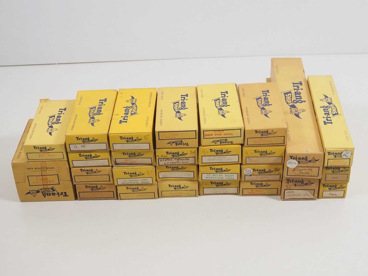 Lot 54 - A large group of vintage TRI-ANG MINIC ship...