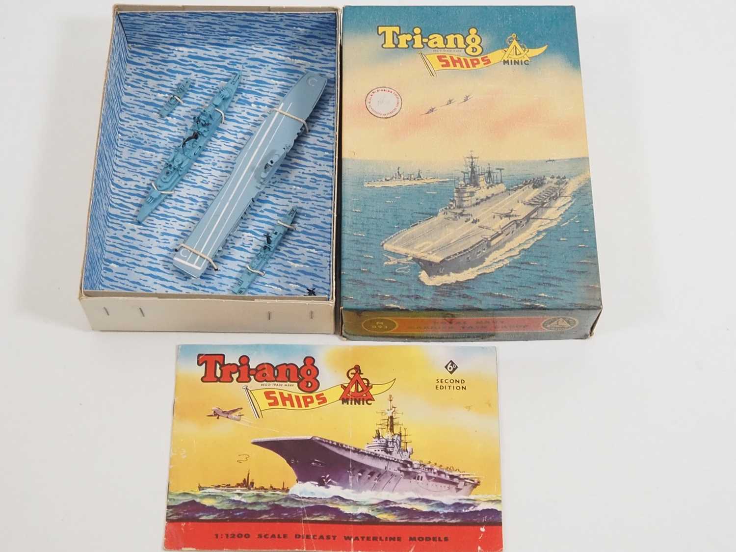 Lot 55 - A vintage TRI-ANG MINIC ships M893 Royal Navy...