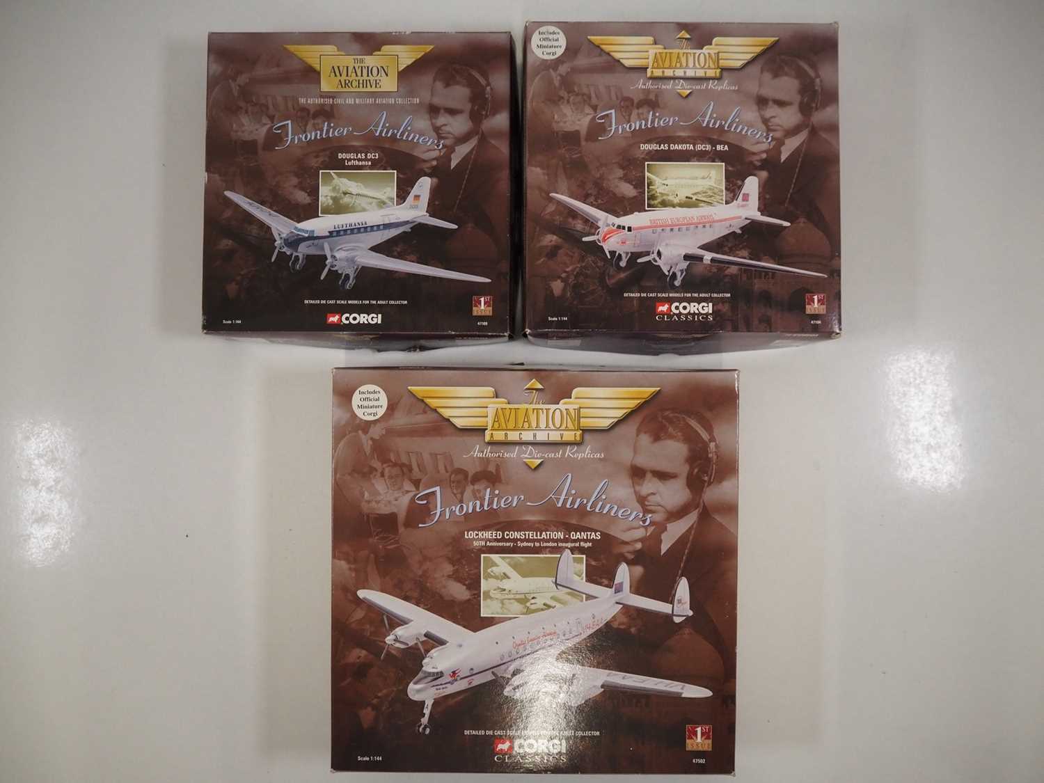 Lot 96 - A group of CORGI Aviation Archive 1:144 scale...