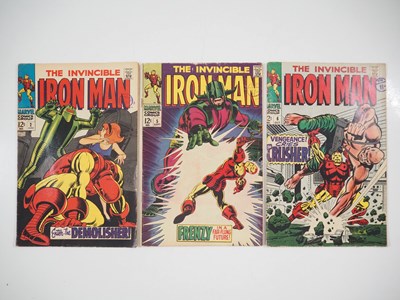 Lot 211 - IRON MAN #2, 5, 6 (3 in Lot) - (1968 - MARVEL)...