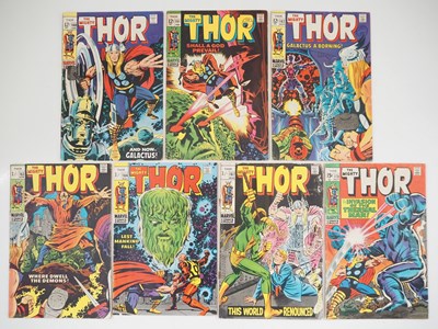Lot 218 - THOR #160, 161, 162, 163, 164, 167, 170 (7 in...