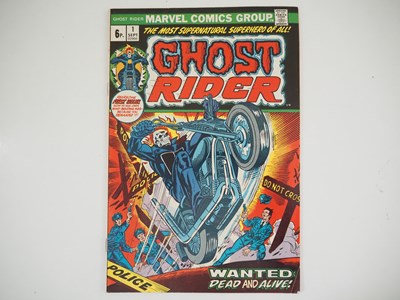 Lot 351 - GHOST RIDER #1 (1973 - MARVEL - UK Price...