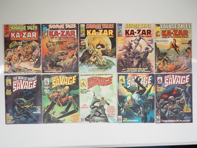 Lot 38 - SAVAGE TALES FEATURING KA-ZAR & DOC SAVAGE:...