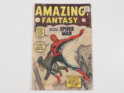 Lot 550 - AMAZING FANTASY #15 (1962 - MARVEL - UK Price...