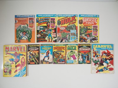 Lot 7 - MARVEL POCKET BOOK, RECORD & ALBUM LOT (11in...