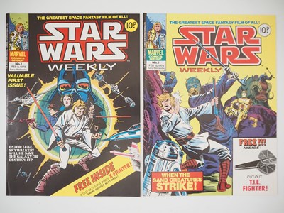 Lot 83 - STAR WARS WEEKLY #1 & 2 (2 in Lot) - (1978 -...