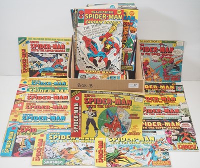 Lot 87 - SUPER SPIDER-MAN LOT (96 in Lot) - (1976/1977 -...