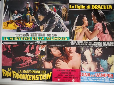 Lot 216 - 5 x Italian photobustas for various horror...