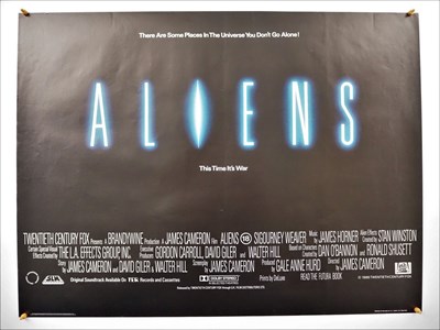 Lot 227 - ALIENS (1986) - UK Quad film poster for the...