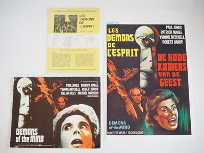 Lot 234 - DEMONS OF THE MIND (1972) A UK press campaign...