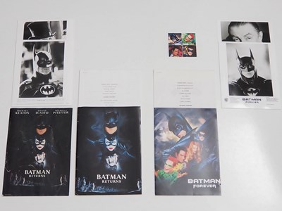 Lot 300 - A pair of promotional leaflets for BATMAN...