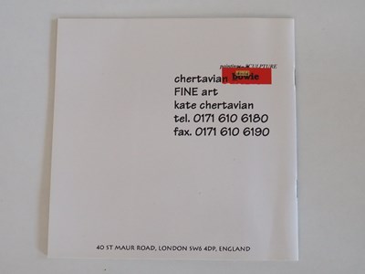 Lot 353 - BOWIE EXHIBITION CATALOGUE - The first David...