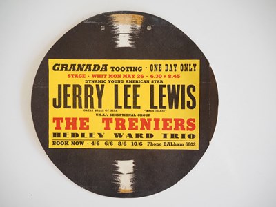 Lot 370 - JERRY LEE LEWIS - An original circular 10"...