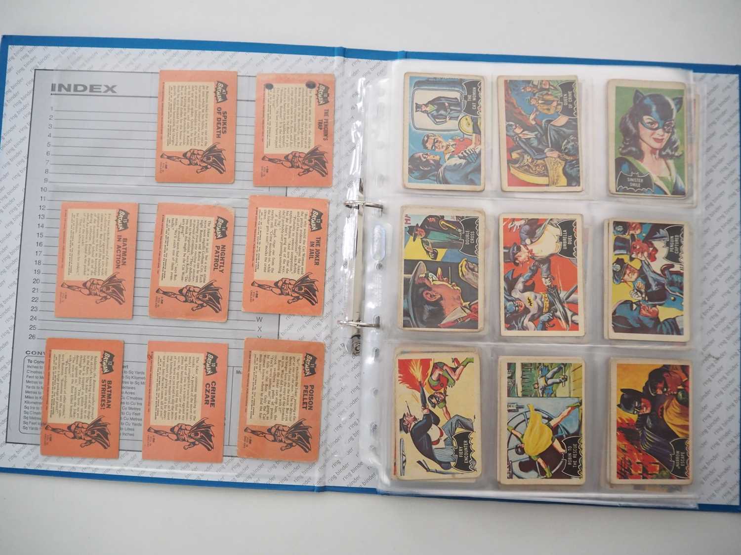 Lot 5 - A group of BATMAN Bubble Gum / Trading card...