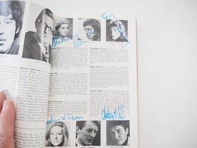Lot 76 - A large quantity of bound theatre programmes...