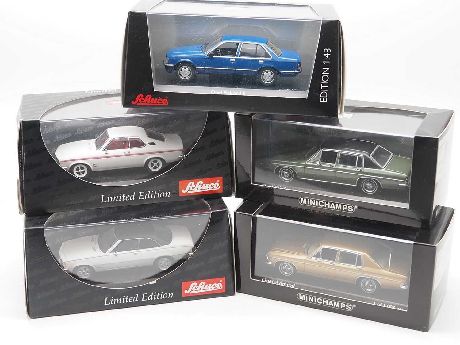 Lot 96 - A group of 1:43 scale models by MINICHAMPS