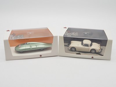 Lot 452 - A pair of 1:43 scale hand built resin models...