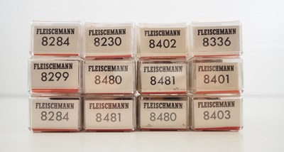 Lot 115 - A group of FLESICHMANN N gauge tanker wagons...