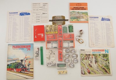 Lot 116 - A quantity of FLEISCHMANN instruction manuals...