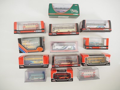 Lot 13 - A group of British outline 1:76 scale bus...