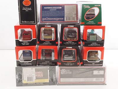 Lot 13 - A group of British outline 1:76 scale bus...