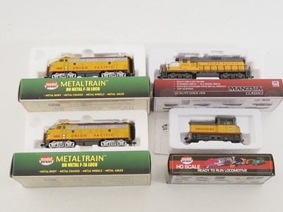 Lot 188 - A group of HO gauge American outline diesel...
