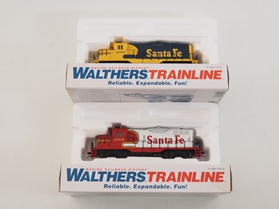 Lot 189 - A pair of WALTHERS TRAINLINE HO gauge diesel...