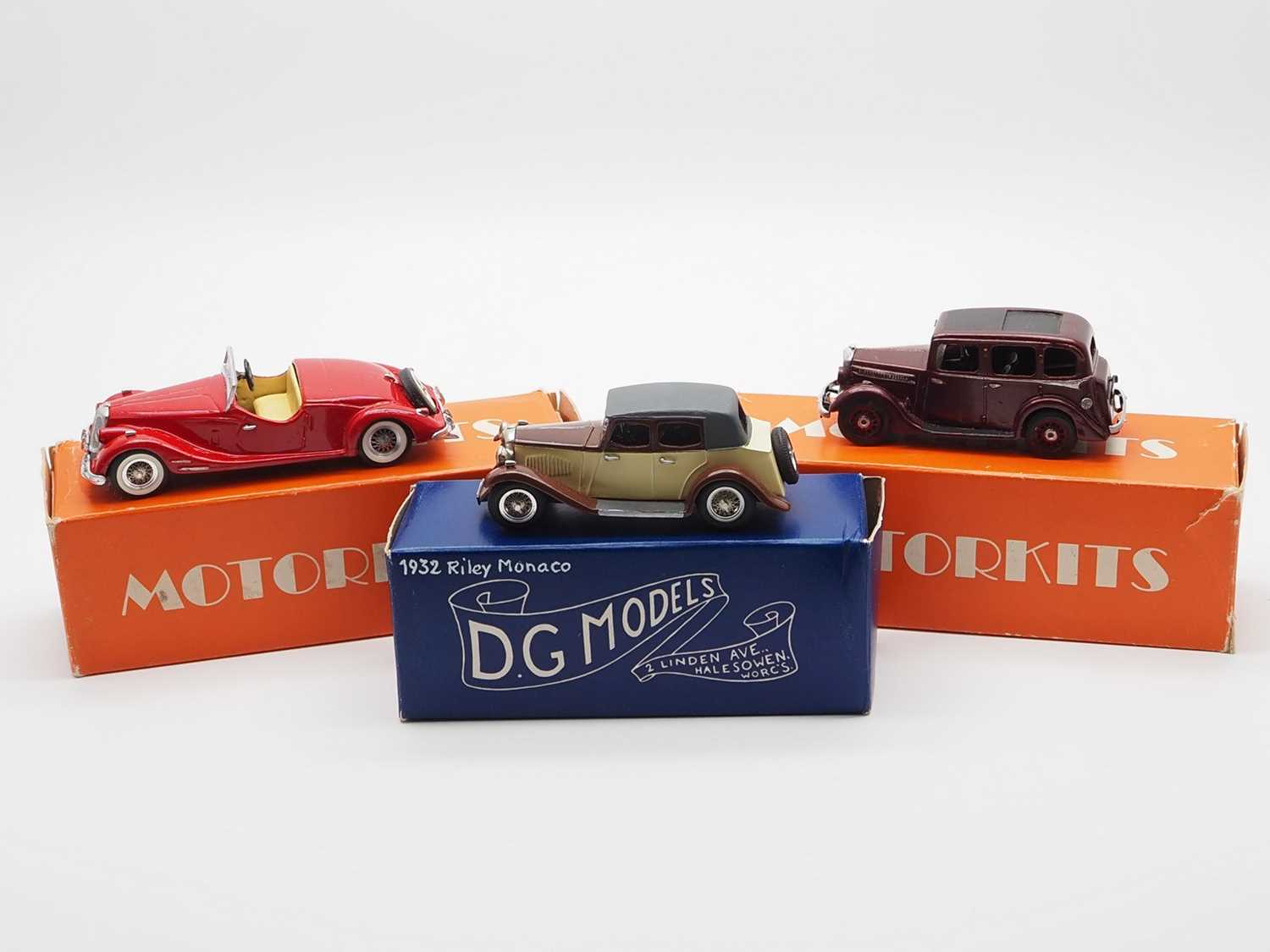 Lot 20 - A group of hand built 1:43 scale white metal...