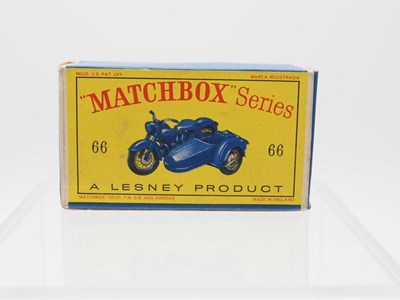 Lot 26 - A Matchbox Regular Wheels 66b Harley Davidson...
