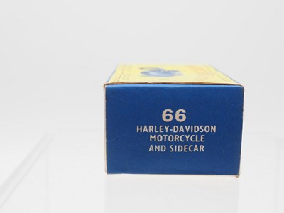 Lot 26 - A Matchbox Regular Wheels 66b Harley Davidson...