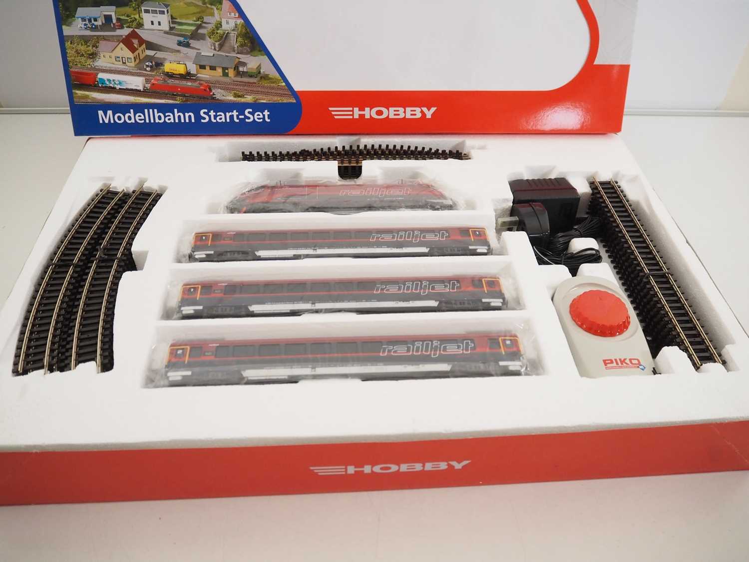 PIKO製 railjet スターターセット + 増結２両 HOゲージ Lot 346 - A PIKO HO gauge Austrian outline 57172
