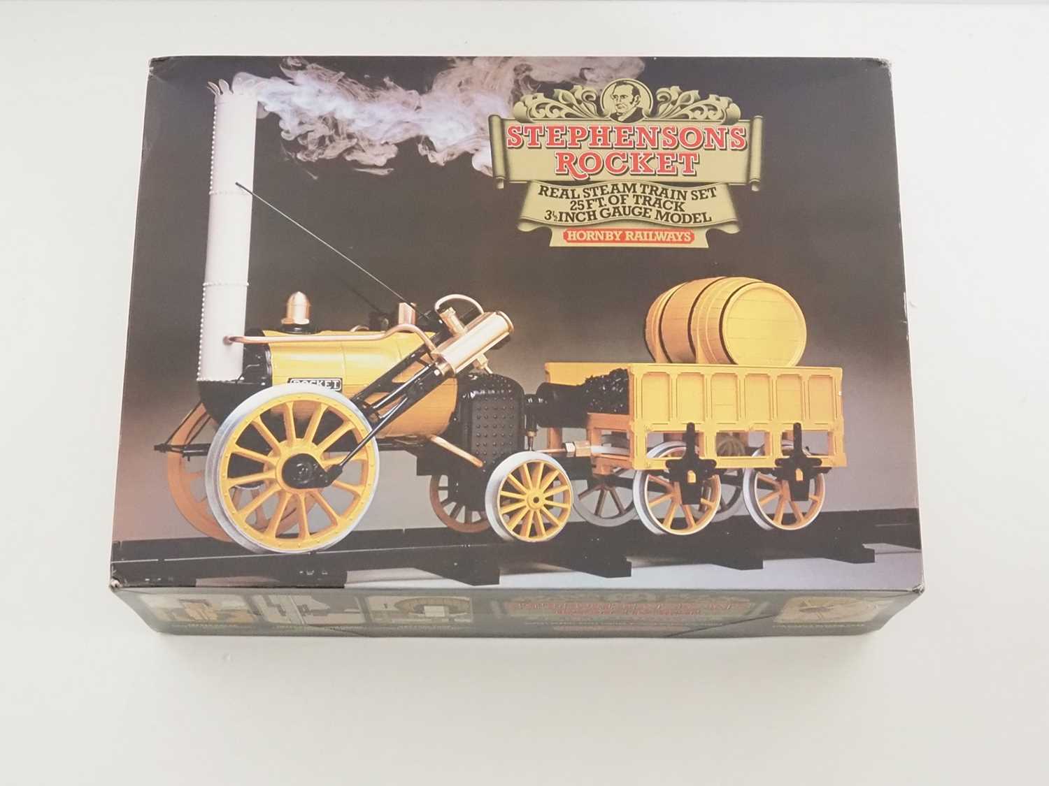 Lot 607 - A HORNBY 3.5" scale live steam Stephenson's...