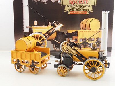 Lot 607 - A HORNBY 3.5" scale live steam Stephenson's...